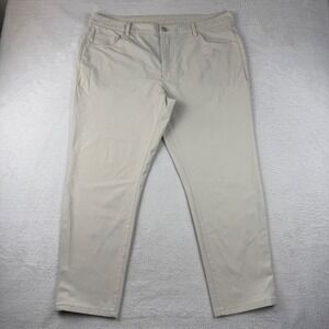 G/FORE Golf Pants Mens‎ 40/32 Beige 5-Pocket Performance Technical Trousers
